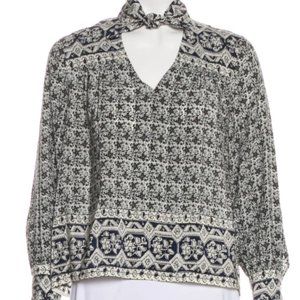 SEA NEW YORK Silk Printed Blouse